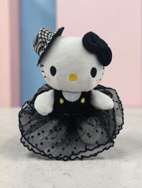 Hello Kitty Black Lace Dress Plush Doll